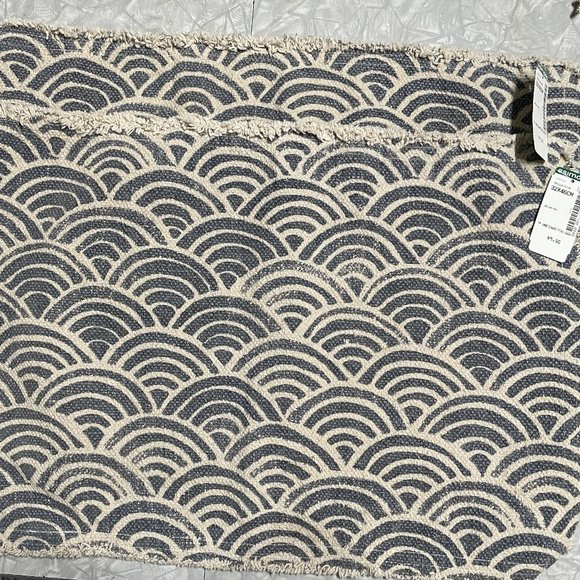 New! SIMONS Blue Table Runner & 2 Placemats - Picture 2 of 6